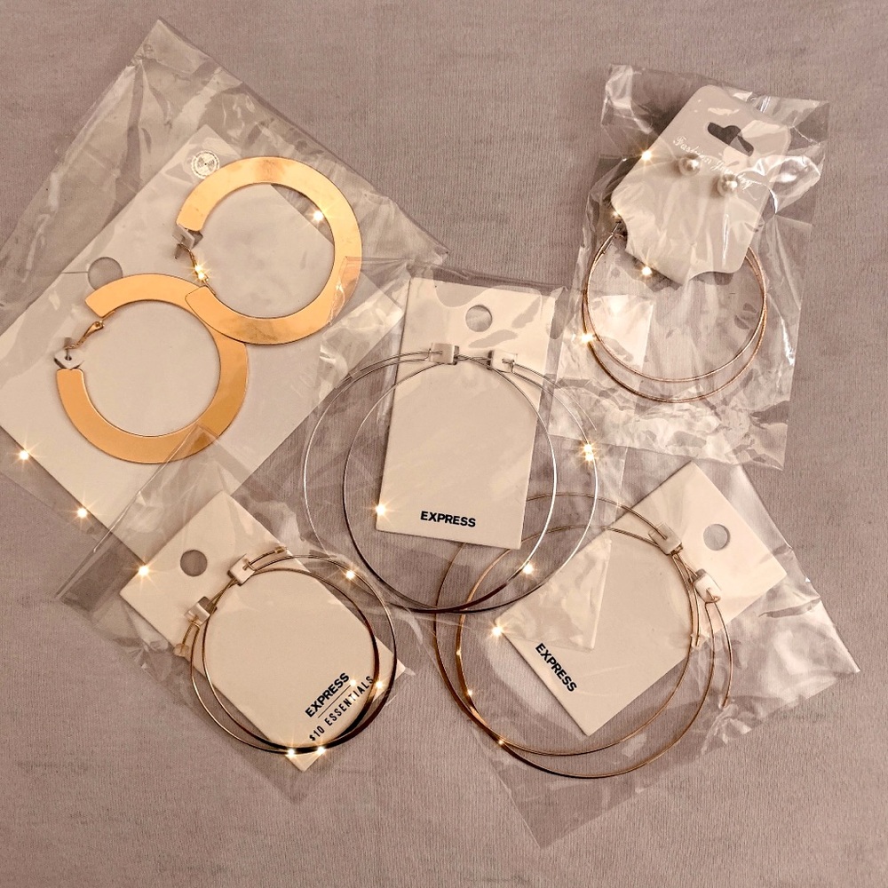 Brand new hoop earings